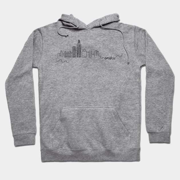 Omaha City Signature Hoodie by kursatunsal